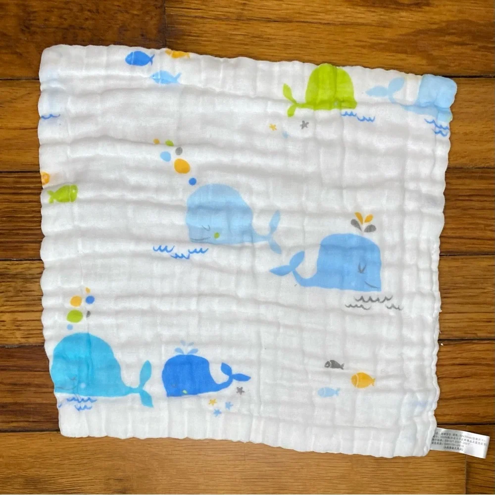 Colorful Dinosaur and Vehicle Print Baby Burp Cloths NEW pack of 8